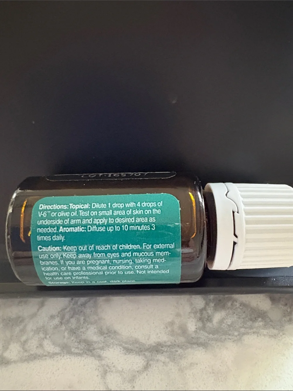 Young Living Peppermint Essential Oil - Teal Label, White Cap